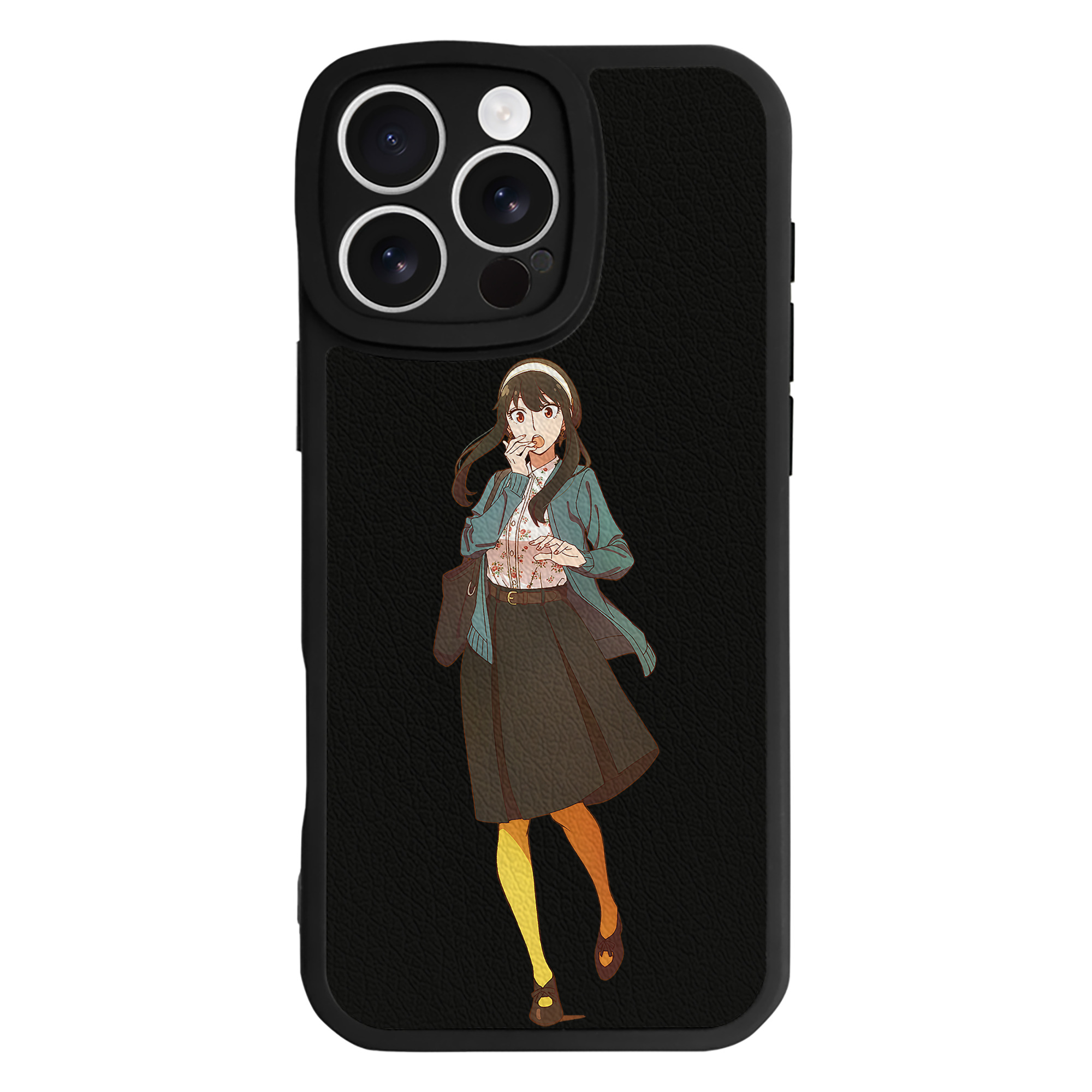 （画像用） SPY×FAMILY间谍家家酒 【iPhone 16シリーズ対応】シリコンスマホケース（レザー調） 材質：シリコン